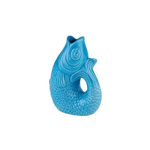 GIFT COMPANY Vases / Petits Objects Déco^Vase Monsieur Carafon H.25 Cm - Lagoon