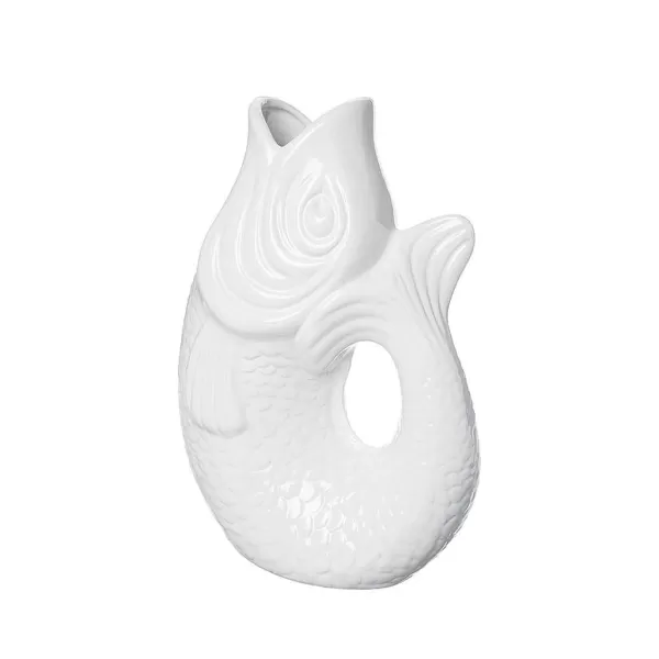 GIFT COMPANY Vases / Petits Objects Déco^Vase Monsieur Carafon H.31 Cm - Blanc
