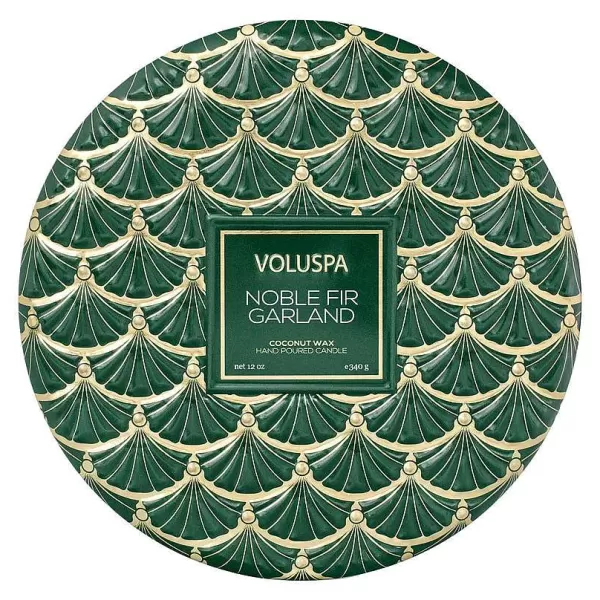 AROMA HOME/VOLUSPA Bougies / Senteurs^Voluspa Bougie Parfum E 3 M Ches - Noble Fir Garland