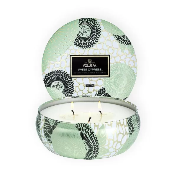 AROMA HOME/VOLUSPA Bougies / Senteurs^Voluspa Bougie Parfum E 3 M Ches - White Cypress
