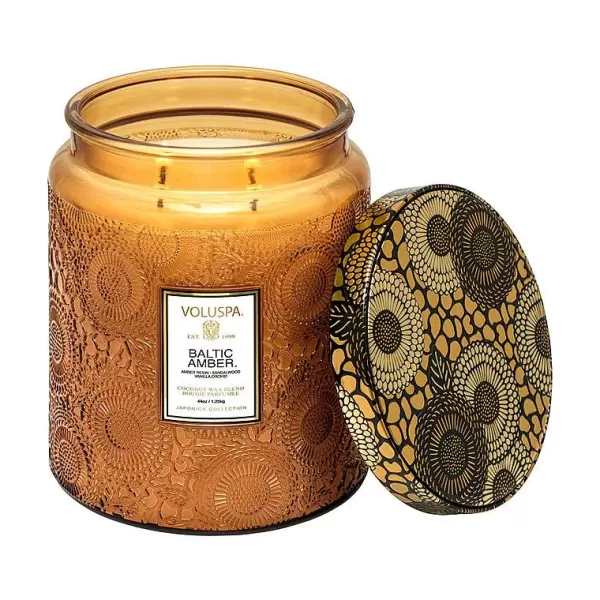 AROMA HOME/VOLUSPA Bougies / Senteurs^Voluspa Bougie Parfum E Deluxe 1.2 Kg - Ambre Baltique