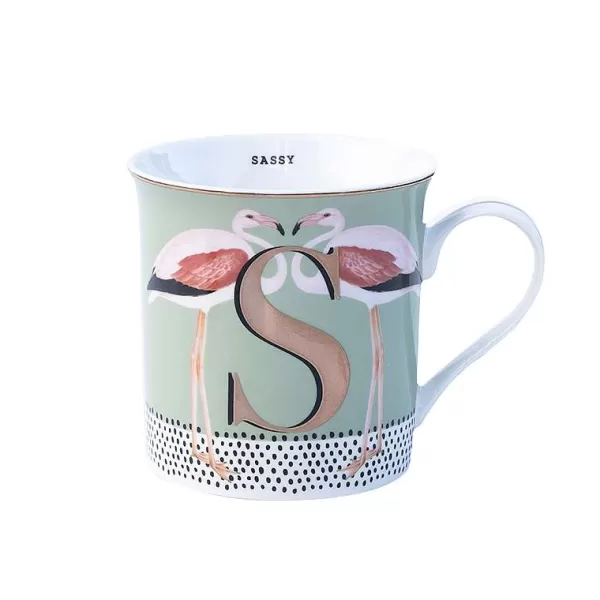 YVONNE ELLEN Mugs & Tasses^ Mug Alphabet - S