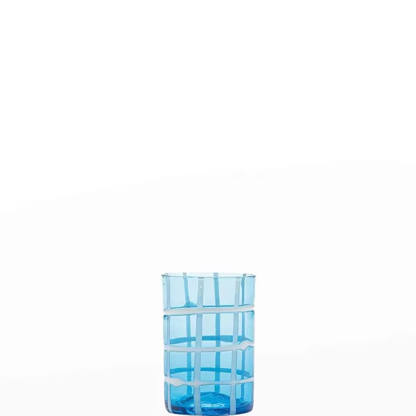 Zafferano Verres^ Verre Twiddle - Aquamarine White